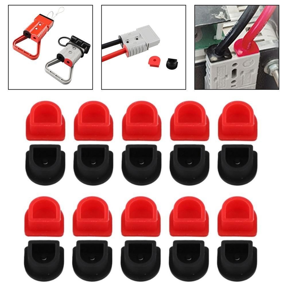 20PCS For Anderson-Style 50A Cable Fixings Red Black for Solid Line Use