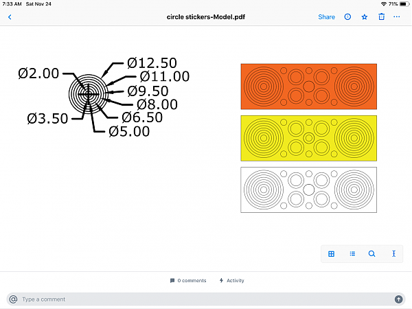 Archery - Circles And Dots - Black/Orange/Yellow