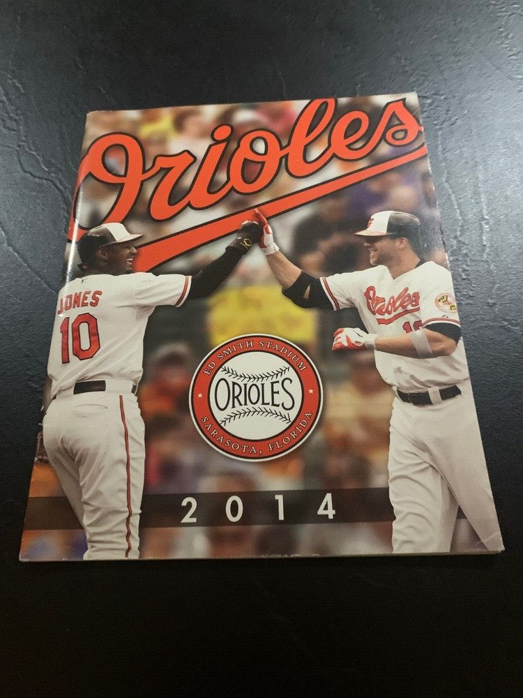 2014 Baltimore Orioles Spring Training Baseball Program Adam Jones