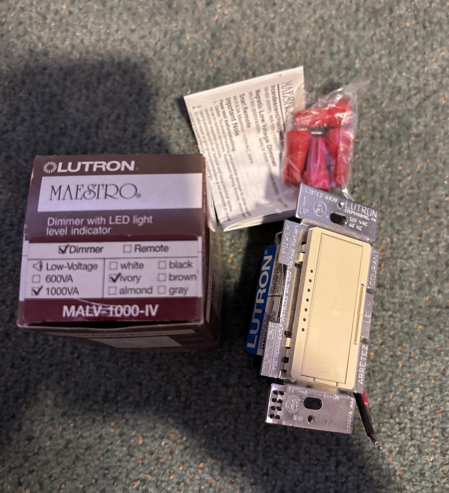 Lutron MALV-1000-IV New