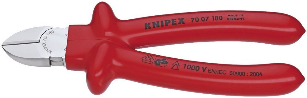 KNIPEX Tools 70 07 180 Diagonal Cutters