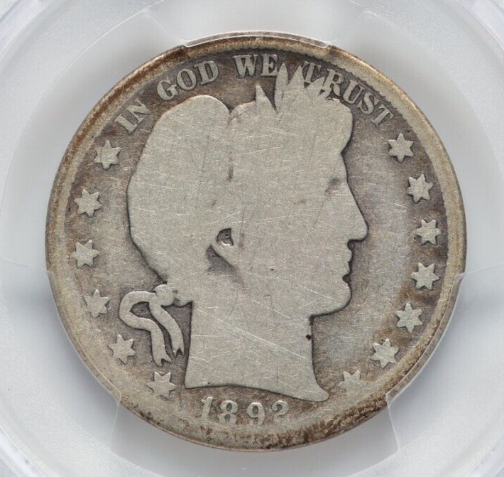 1892-S BARBER HALF DOLLAR PCGS FR02