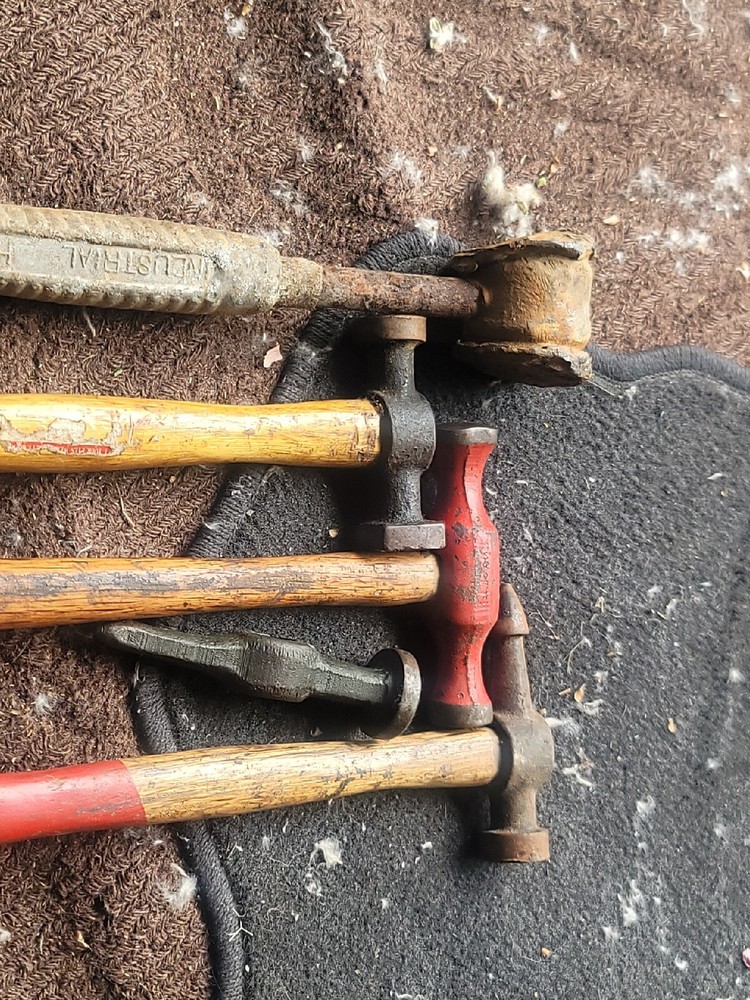 Lot Vintage Auto Body Hammers