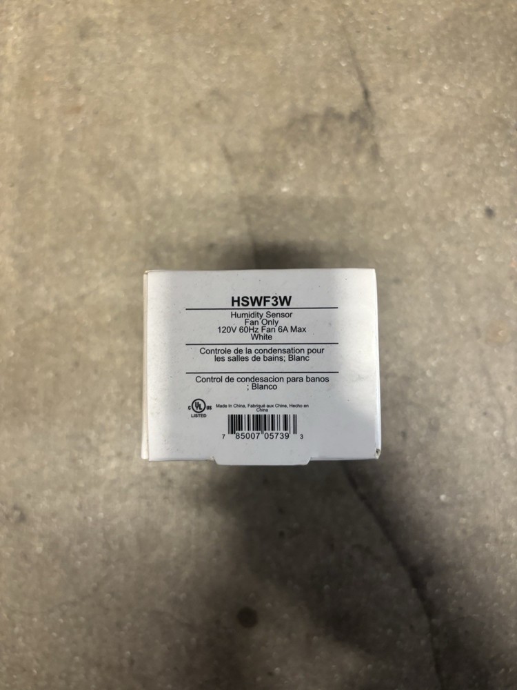 Legrand -  HSWF3W Humidity Based Fan Control, White