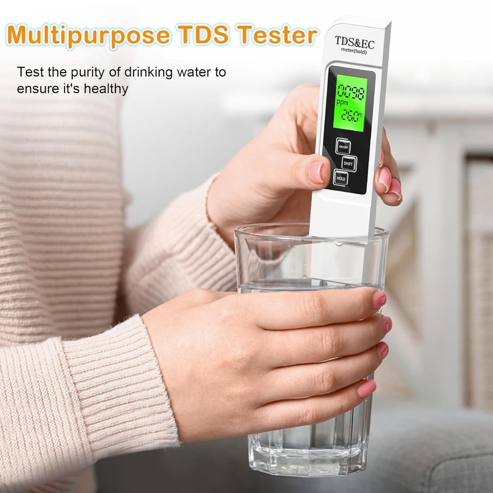 Digital TDS Meter with LCD: Reliable Testing for Safe Drinking & Aquarium Water