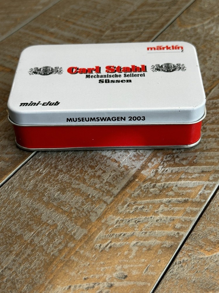 Marklin Z Scale Museum Car Set For 2003- New