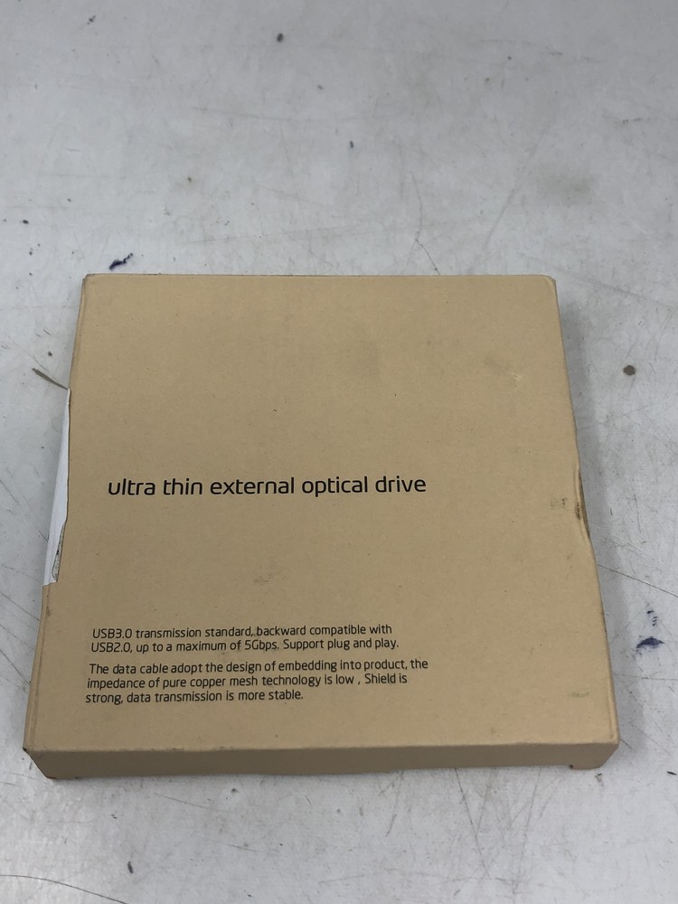 External Optical Drive Model:CB31005 Power Supply:DC 5V Ultra Thin External