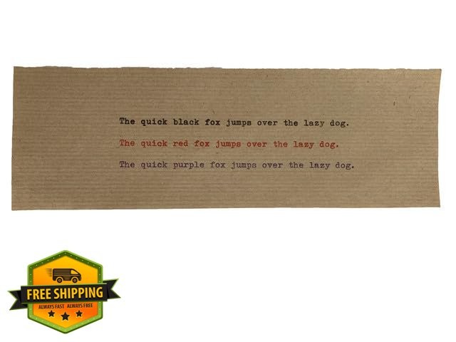 Smith Corona GR9 Typewriter Ribbon Black Red (2 Pack)
