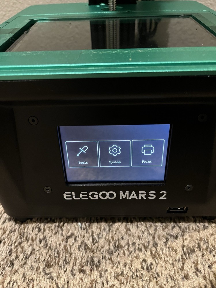 Elegoo Mars 2 MSLA Resin 3D Printer Mono LCD | Powers On | Not Fully Tested