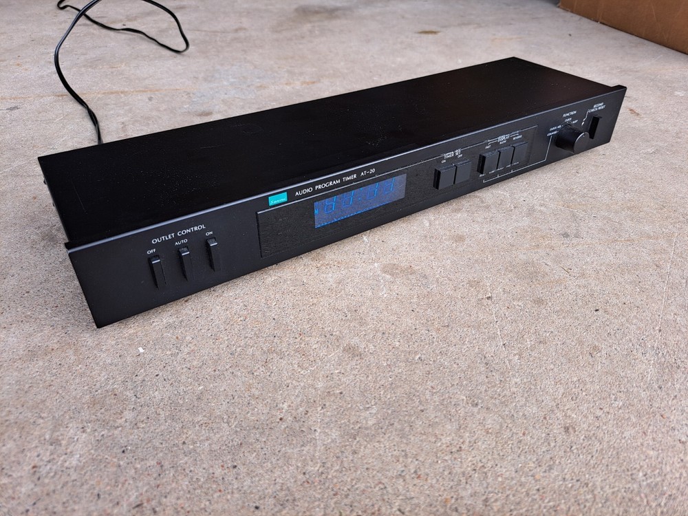 Vintage Sansui AT-20 Audio Program Timer Black Face