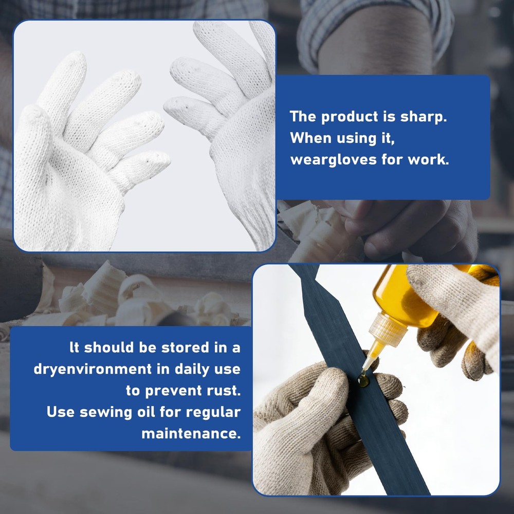 15PCS Cabinet Scraper Card & Burnisher Tool Set