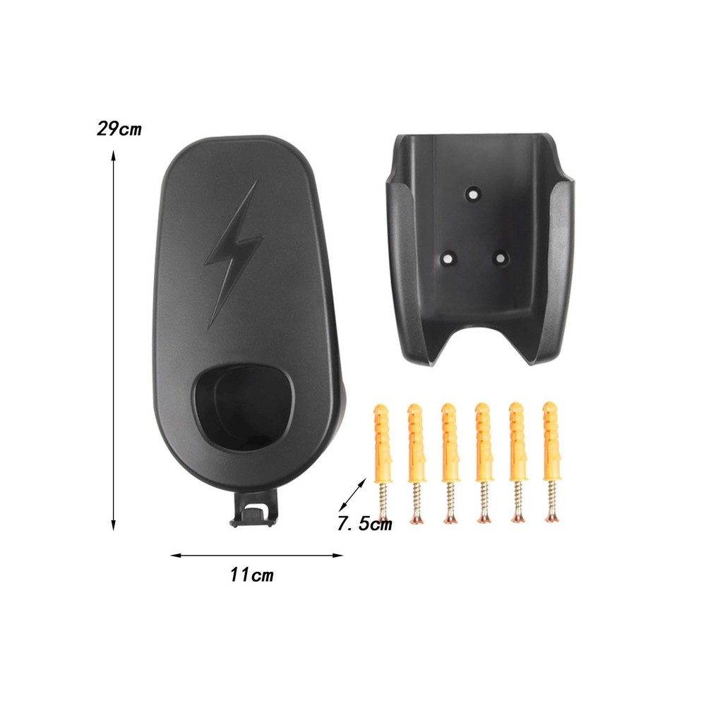 Efficient Electric Vehicle Charging Cable Organizer for Model Y - Wall Mount