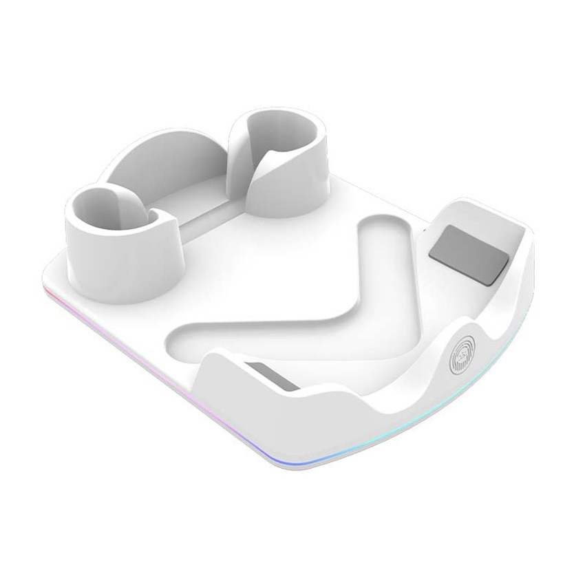 VR Headset Handle Controller Charging Stantion with LED Light for Quest 2/3/3S