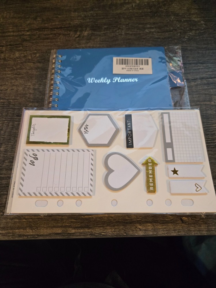 Notebook and Fashion Planner Set