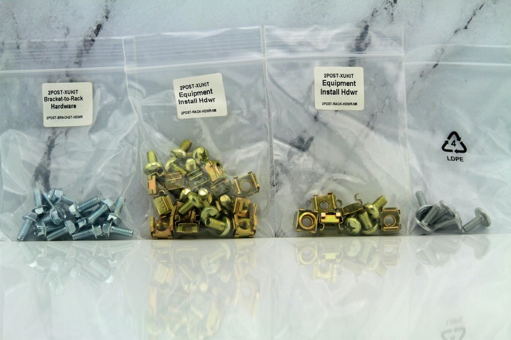 Rack Solutions 2-Post 4-Post Equipment Bracket Installation Mounting Hardware