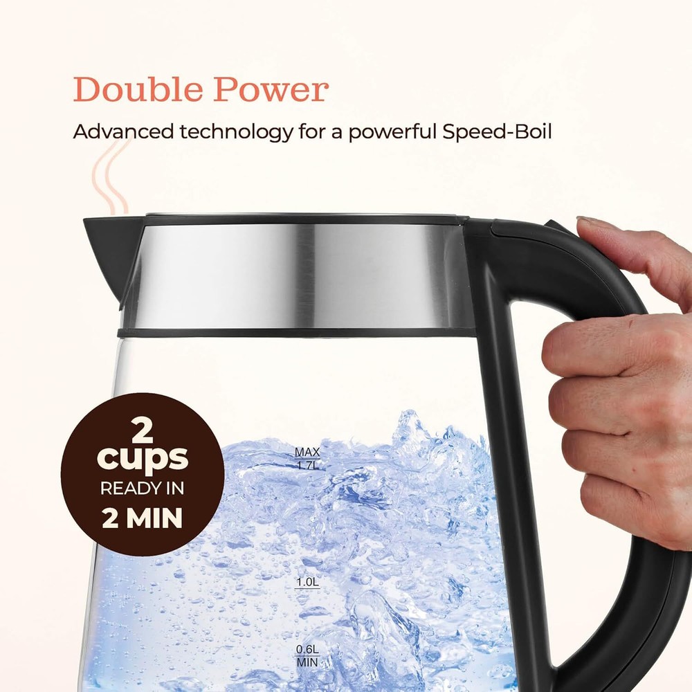 Electric kettle for coffee and tea