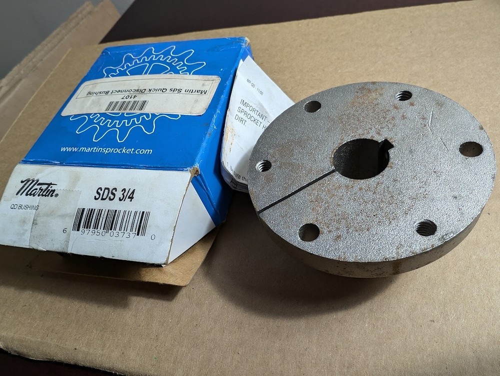 Martin SDS Quick Disconnect Bushing, Class 30 Gray Cast Iron 3/4