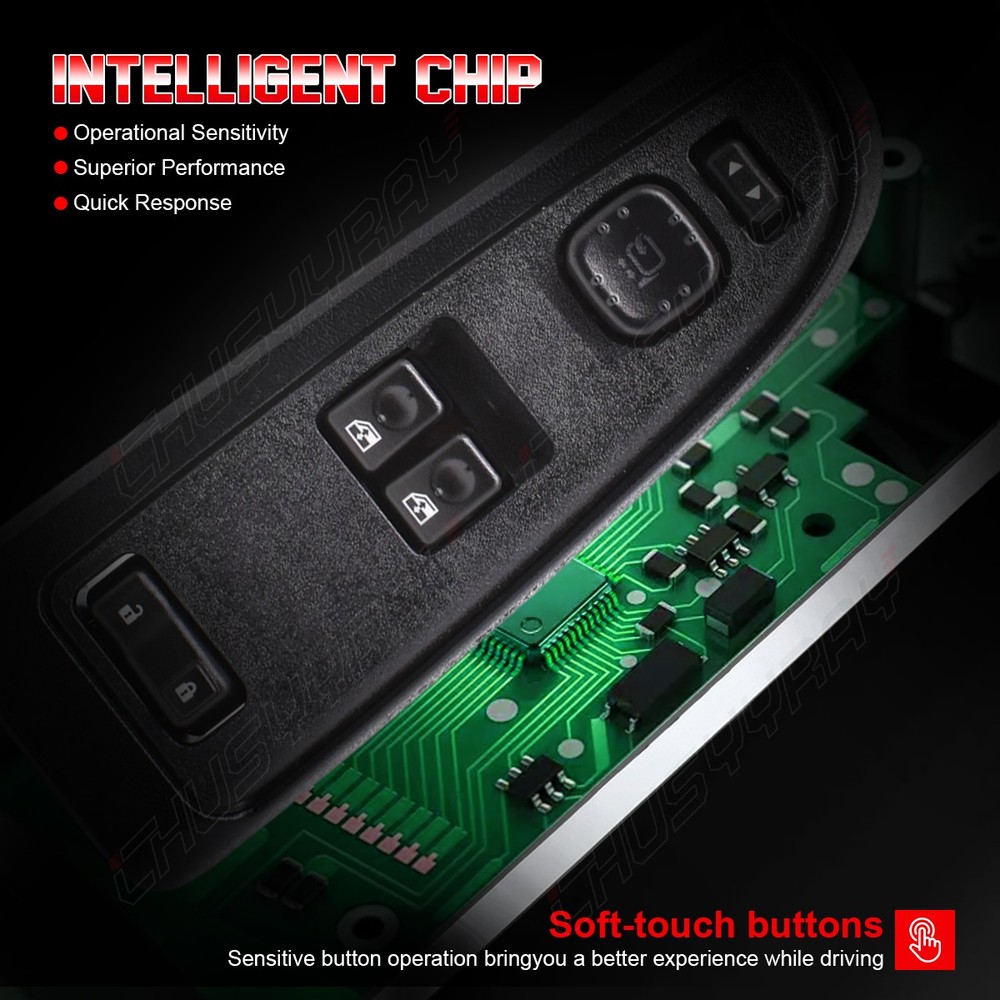 For 2003-2007 Chevy Silverado GMC Sierra Driver Side Master Power Window Switch