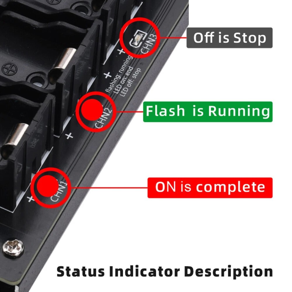 2.4in LCD Screen Internal Resistance Tester With DC5.5 high-current interface