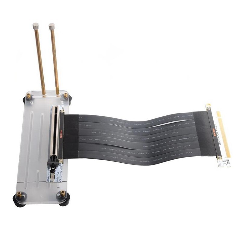 Graphics Card Vertical Kickstand Bracket GPU Holder W/ PCIe 3.0 Extension Cable