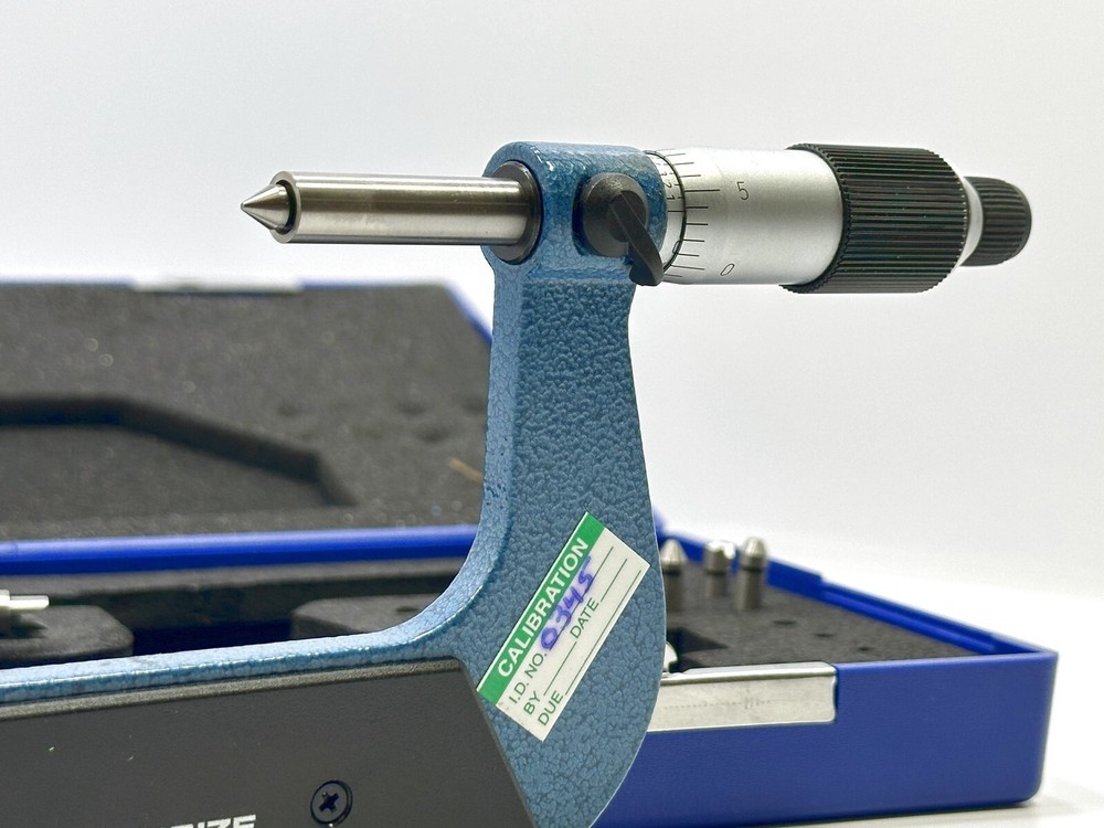 ACCUSIZE 2-3" .0001" Analog Point Inspection Micrometer Set | Pre-owned 1pc