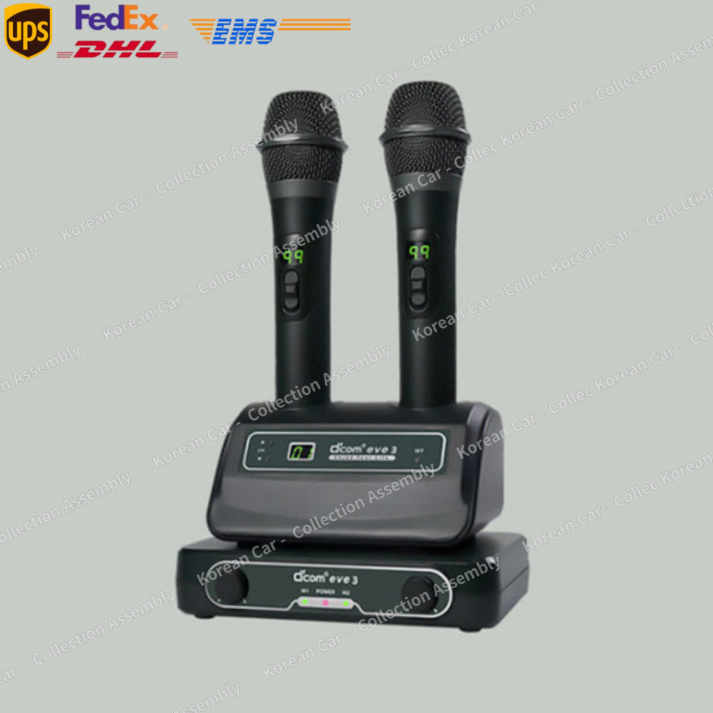 DCOM eve3 Professional Wireless Karaoke Microphone System for Home Party