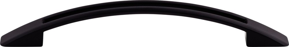 Top Knobs TK619BLK Tango Cut Out Pull 5 1/16" (c-c) Flat Black