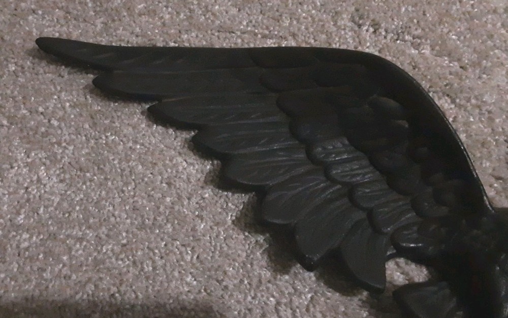 Vintage Cast Iron Eagle 24" × 9"