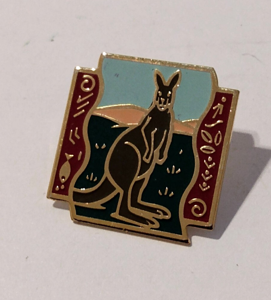 KANGAROO Multicolor Shopko Lapel Pin