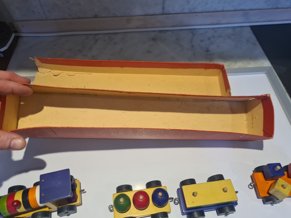 Tofa Wooden Train 1950s 100% Complete