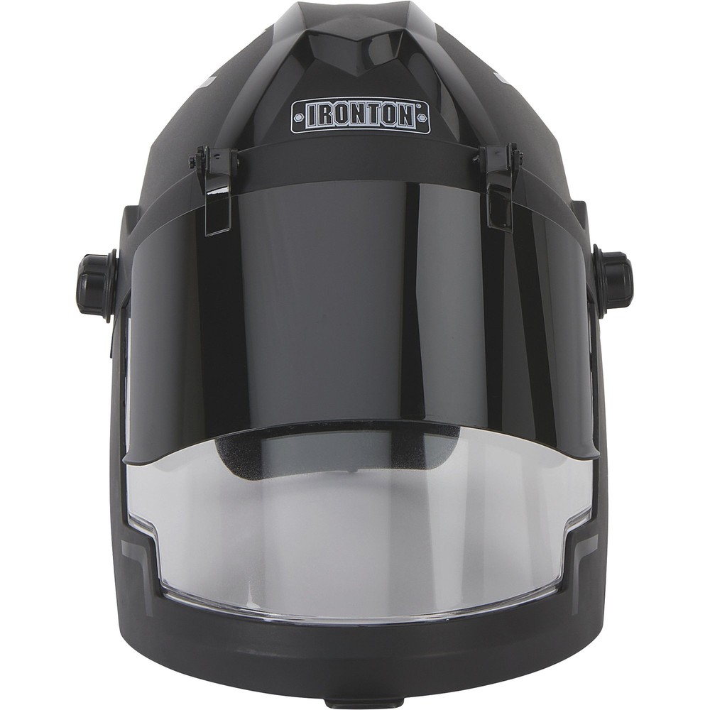 Ironton Face Shield, #8 Shade, Black, Flip-Up Visor