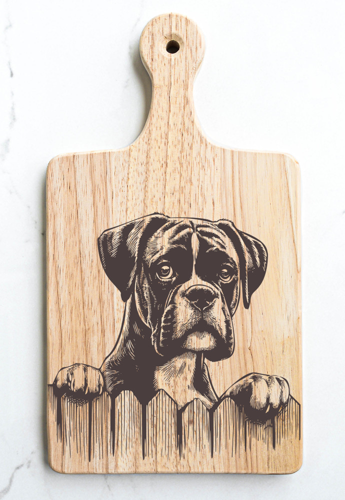 Boxer Cutting Cheese Board