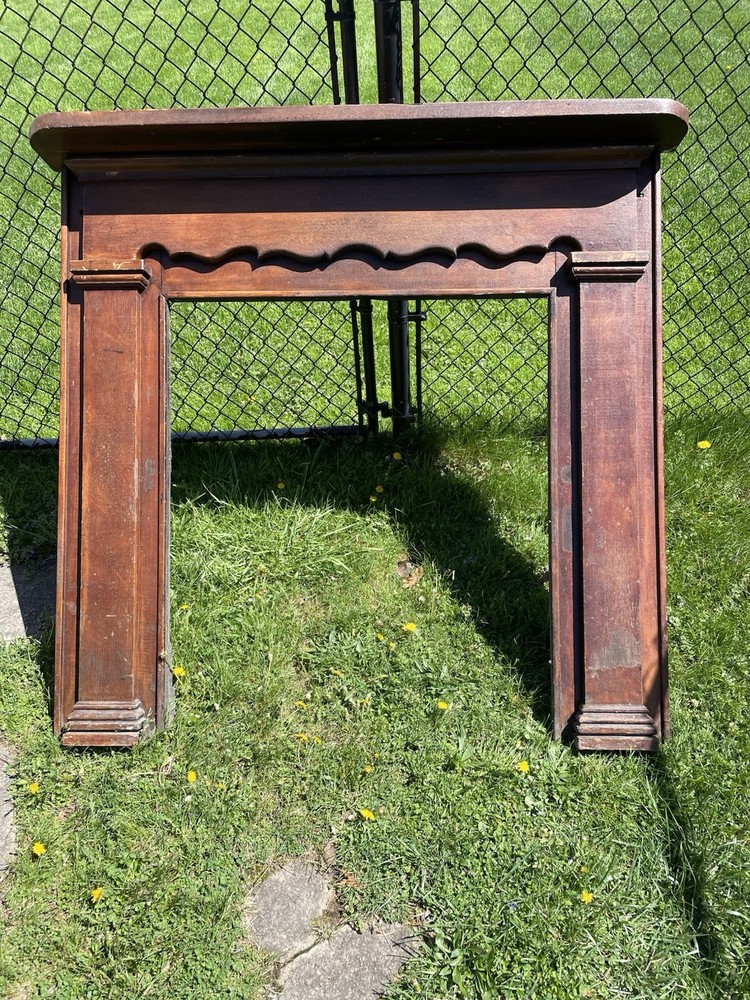 fireplace mantle