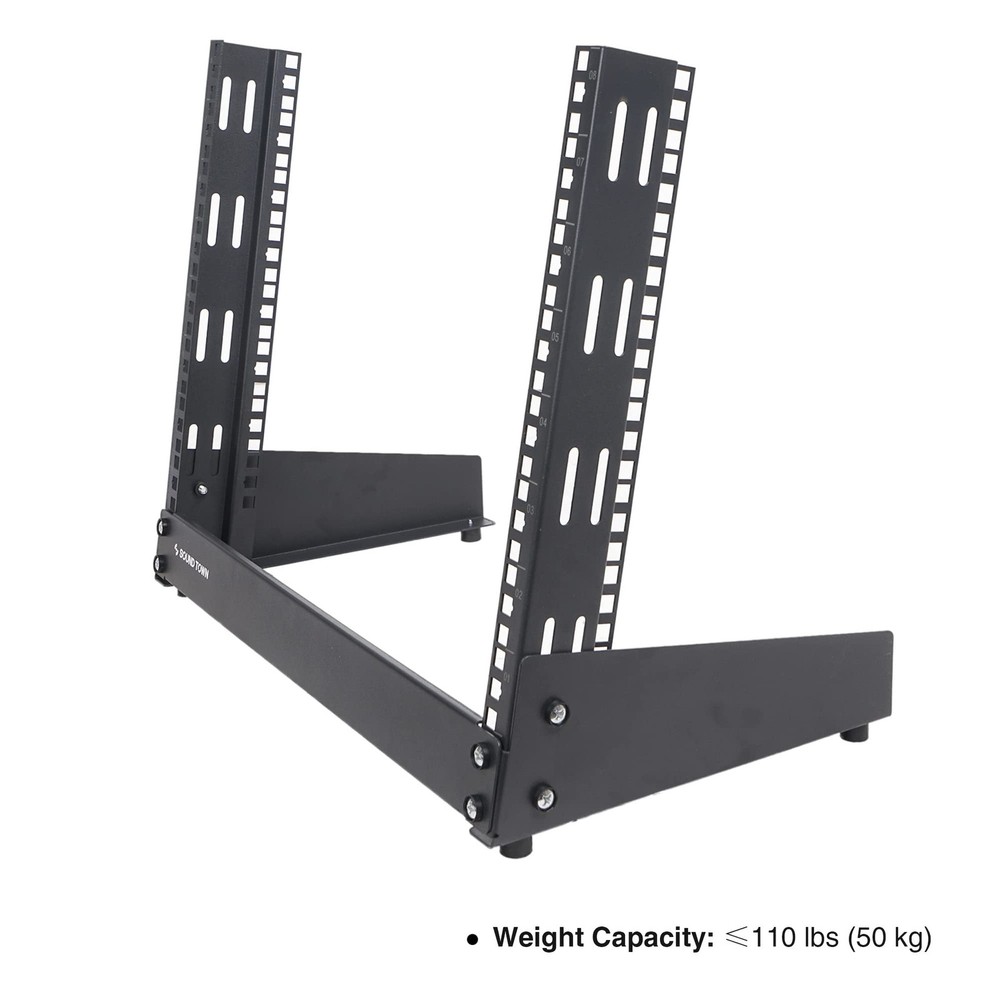 8u 2post Desktop Openframe Rack For Audio/video Network Switches Routers Patch P