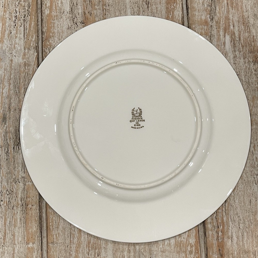 Vintage Retired Lenox Romance 4 Piece Place Setting