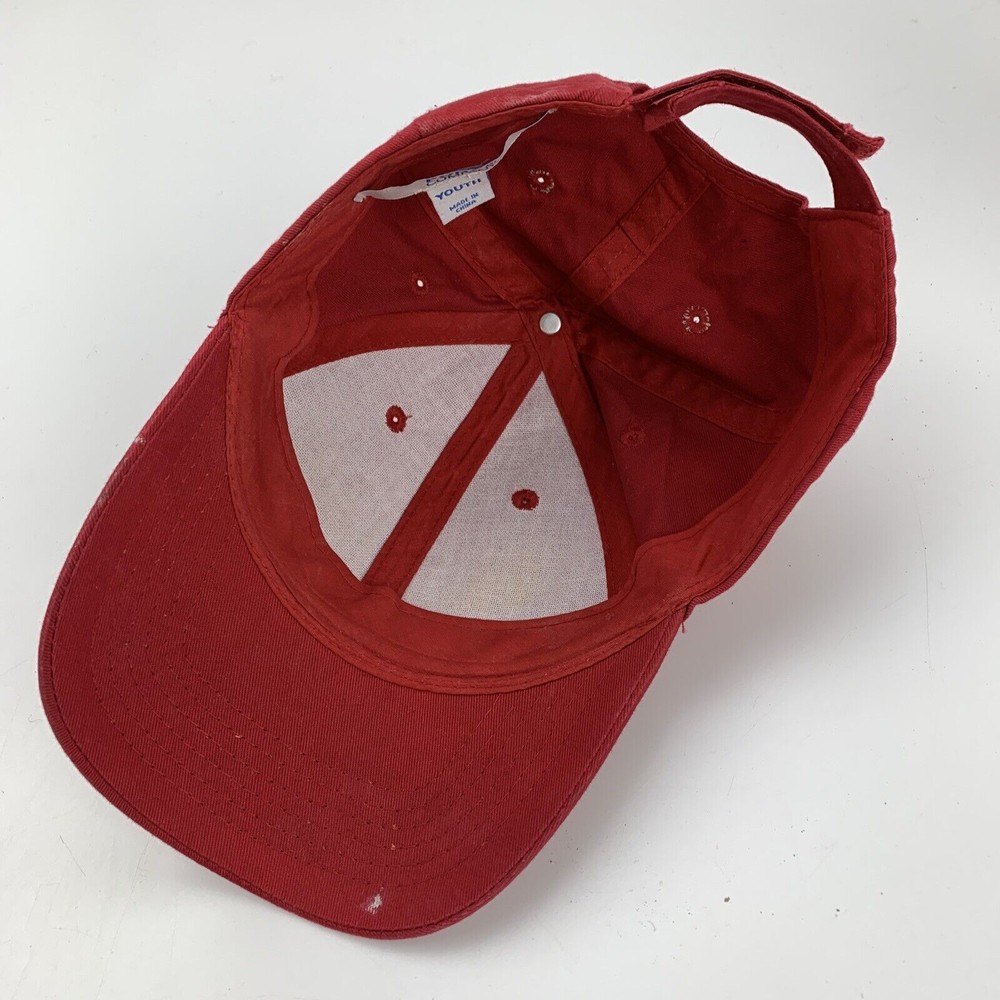 APR Red Youth Ball Cap Hat Adjustable Baseball