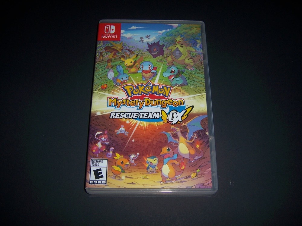 Authentic Replacement Case ONLY - POKEMON MYSTERY DUNGEON  - Nintendo Switch Box