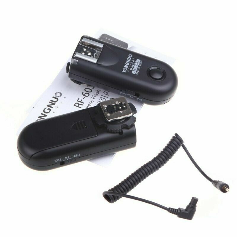 YONGNUO RF603C II/C3 2.4GHz Wireless Flash Trigger Remote System Kit for Canon
