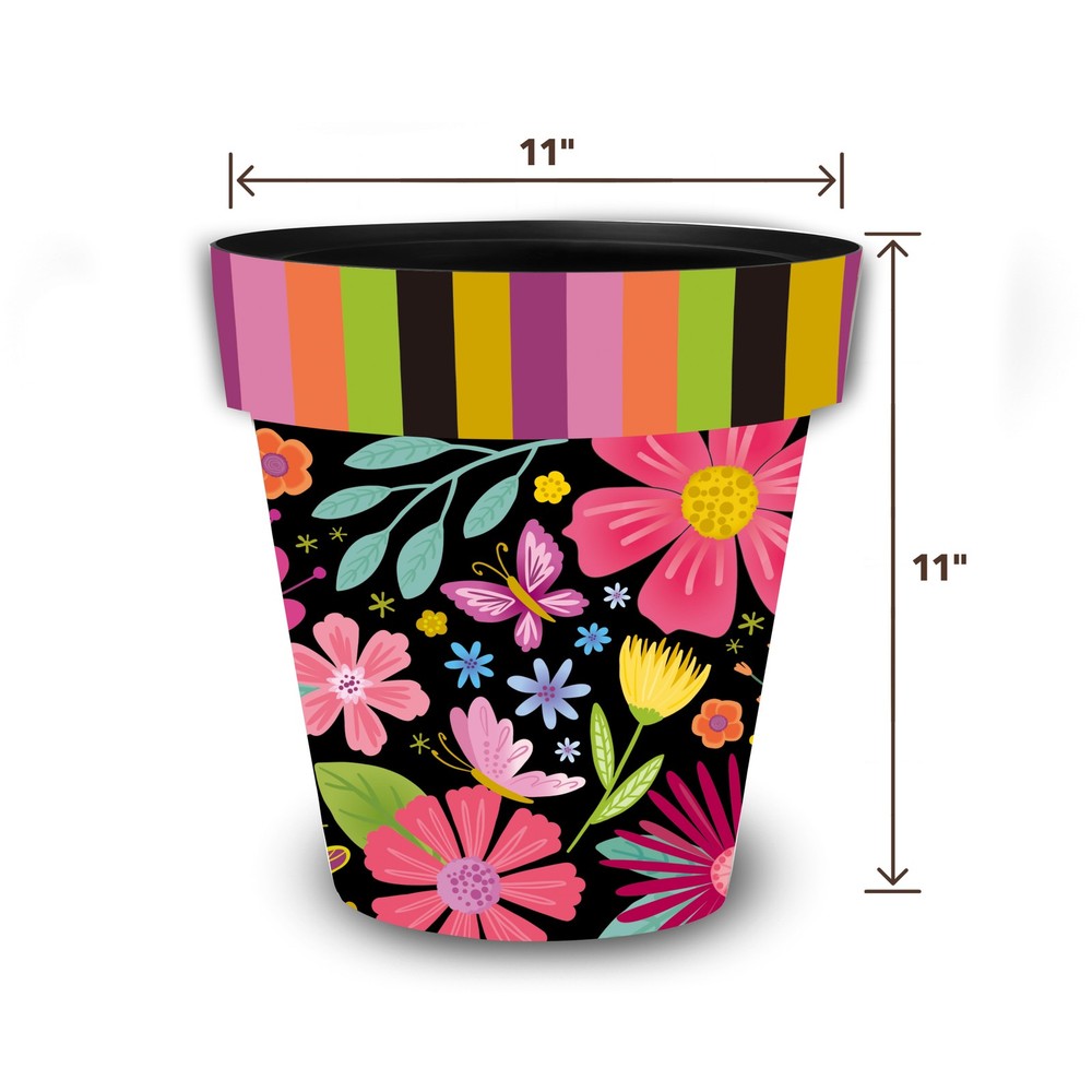 Briarwood Lane Spring Fling Medium Planter 11" Diameter
