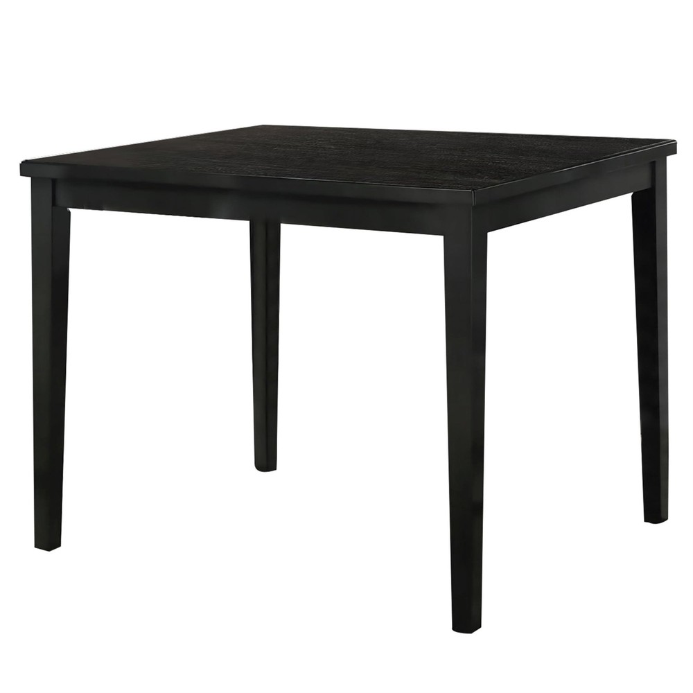 Heni Counter Height Table-48 Inch Rectangular Top-Dark Walnut Brown