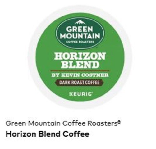 𝑲𝒆𝒖𝒓𝒊𝒈 𝑲-𝒄𝒖𝒑𝒔 Green Mountain Kevin Costner Horizon Blend 72 Count