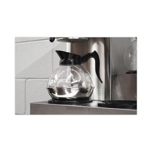 Coffee Pro Unbreakable Regular Coffee Decanter, 60 oz, Black Handle, 2/Pack
