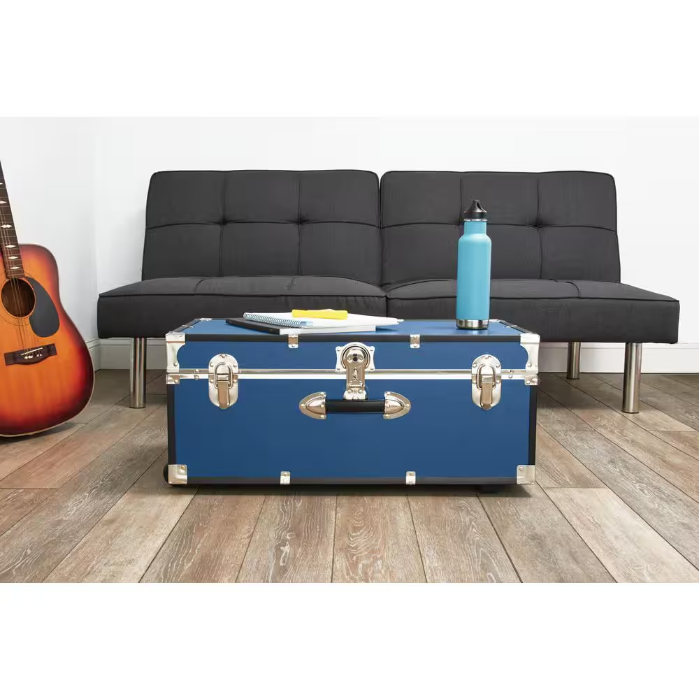 Seward Explorer 30 In. Trunk with Wheels & Lock, Misty Blue