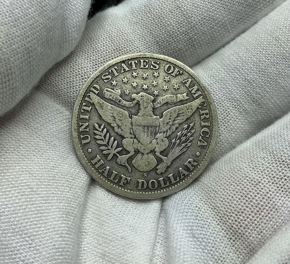 1909-S Barber Half Dollar G417