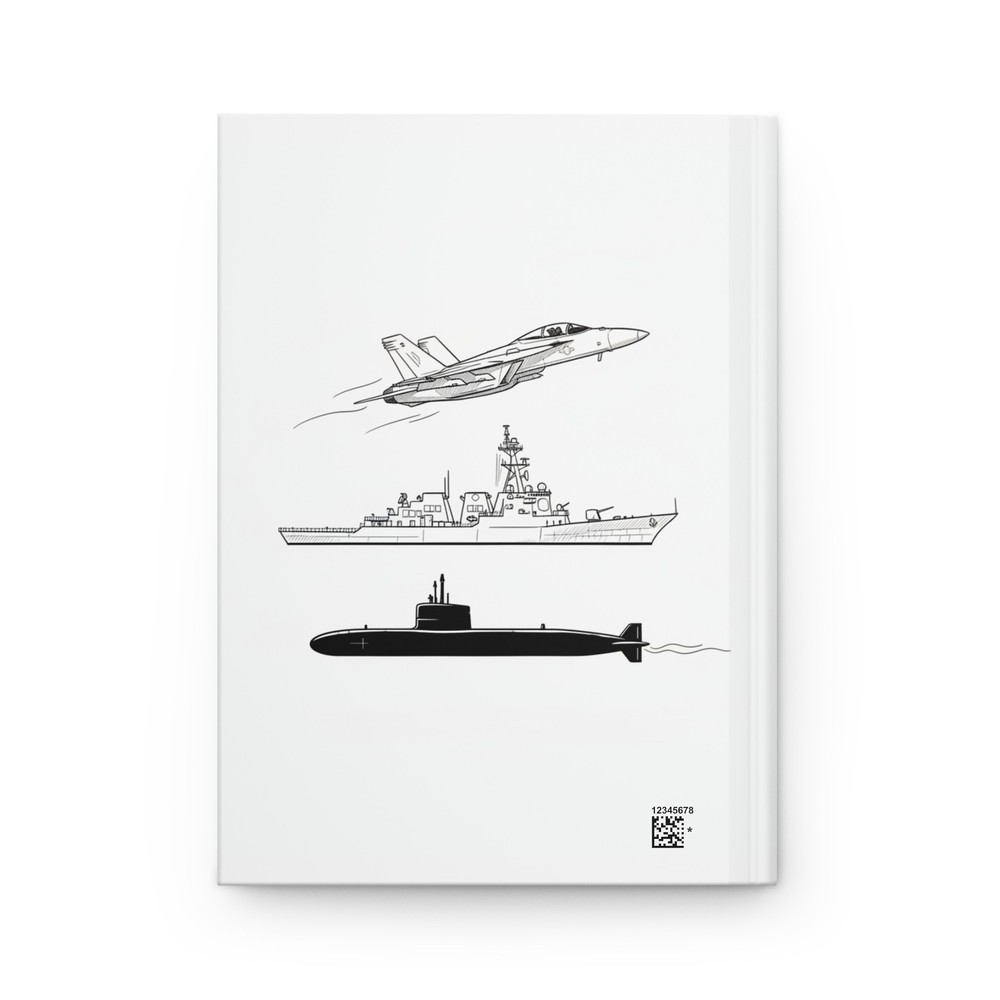 US Navy Oceanography Officer Log Book Emblem Journal