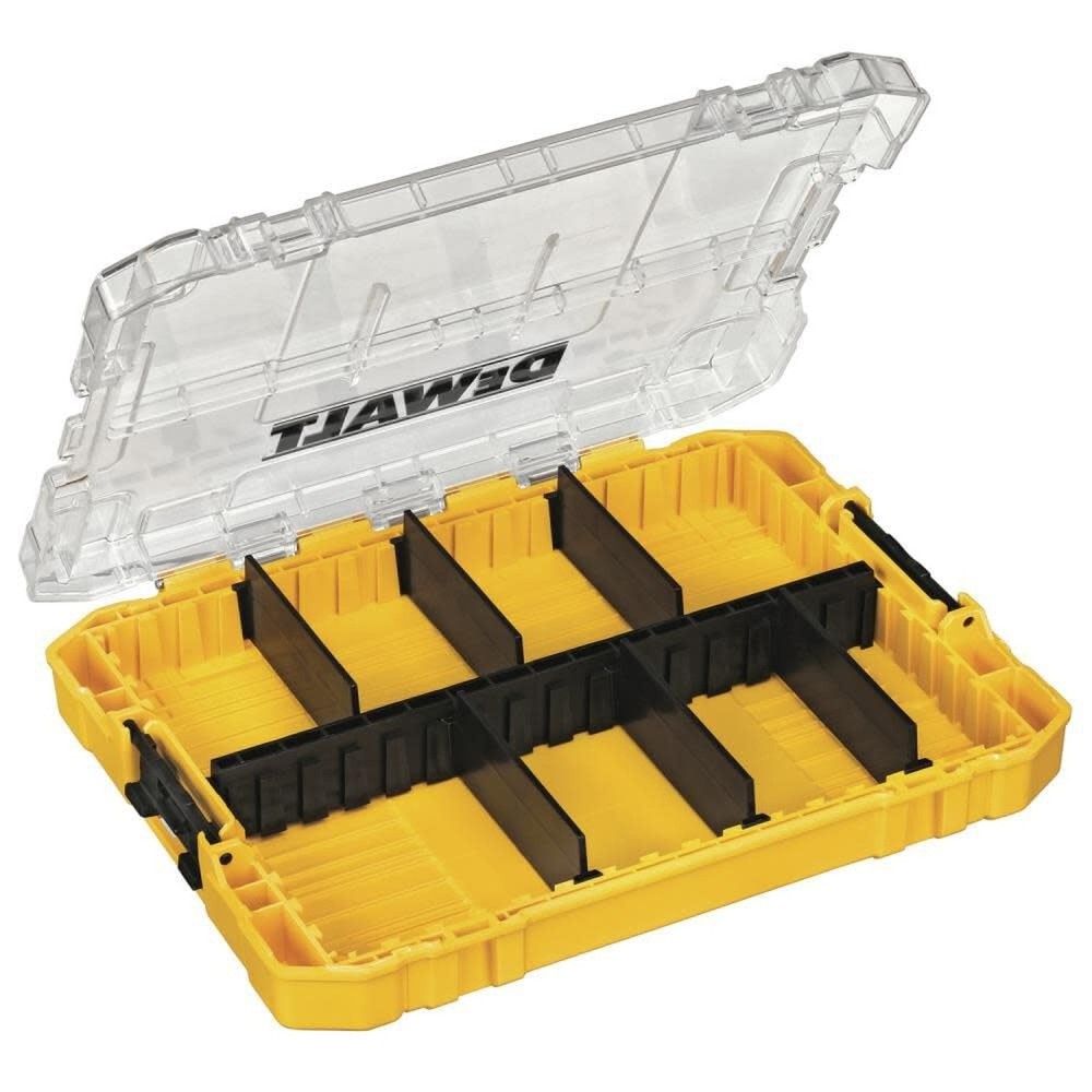 DEWALT Tough Case+ Medium Organizer – 8-Compartment Storage Box for Small
