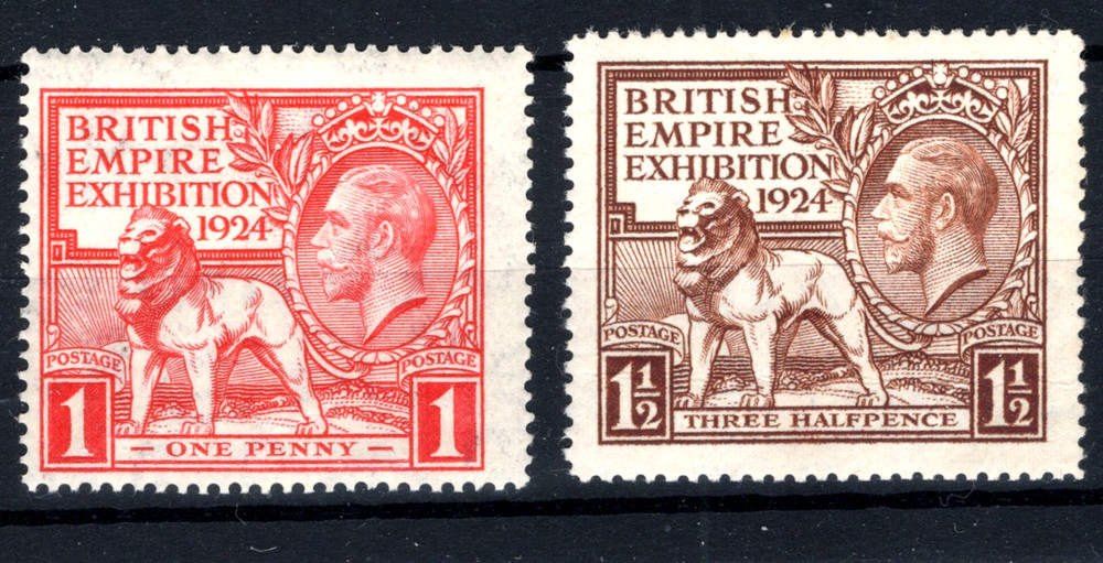 GEORGE V L/M/MINT 1924 EMPIRE SET.