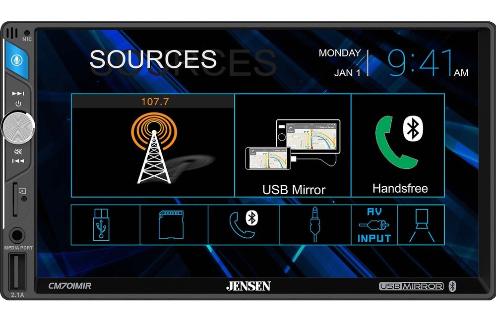 Jensen CM701MIR Digital Multimedia Receiver - NEW