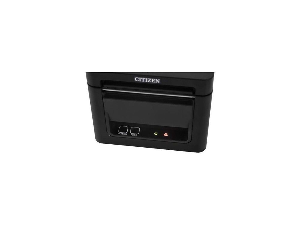 Citizen CT-E351 Compact Thermal POS Printer, Front Exit, Serial, USB, Black - CT
