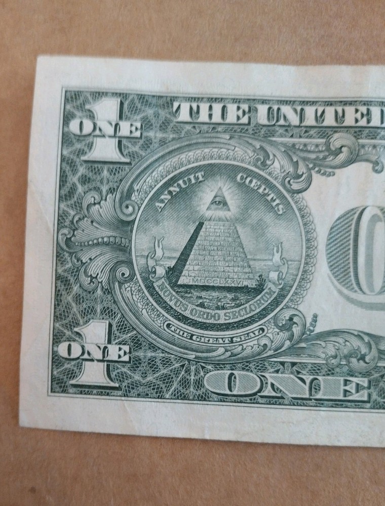 ((ERROR Misalign Misprint)) Offset Right Misprint! 2021 $ 1 One Dollar Bill 2021